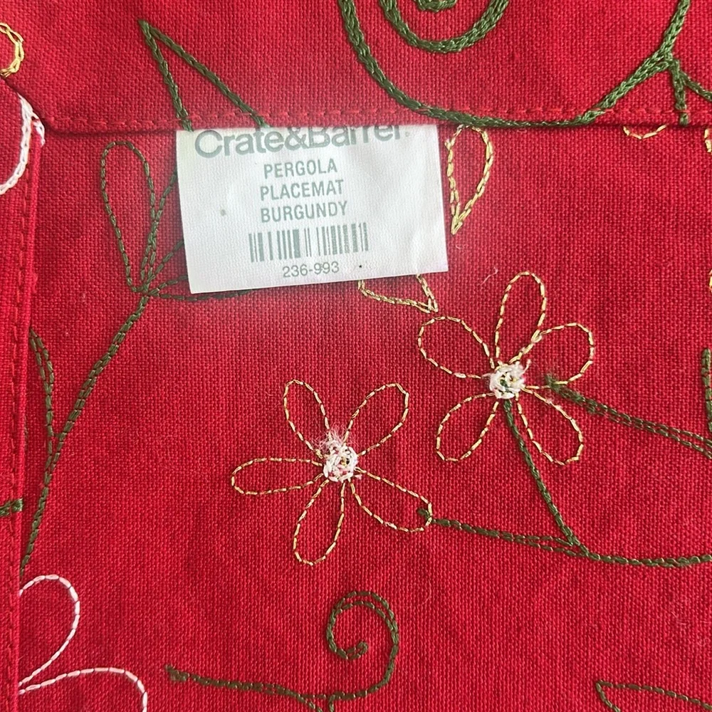 Floral Crate‎ & Barrel Placemat
